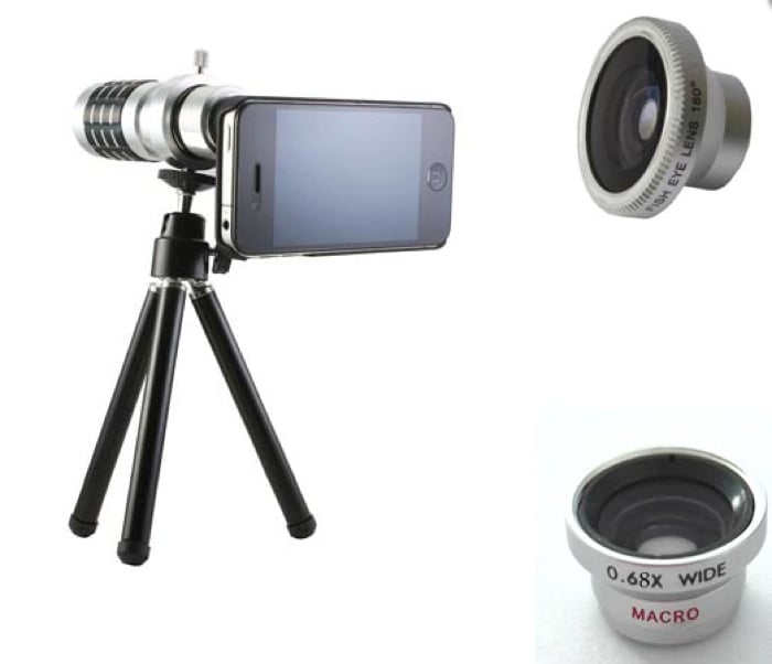 iPhone Lens Review: 12x Zoom, Macro, Fish Eye Lenses From USB Fever