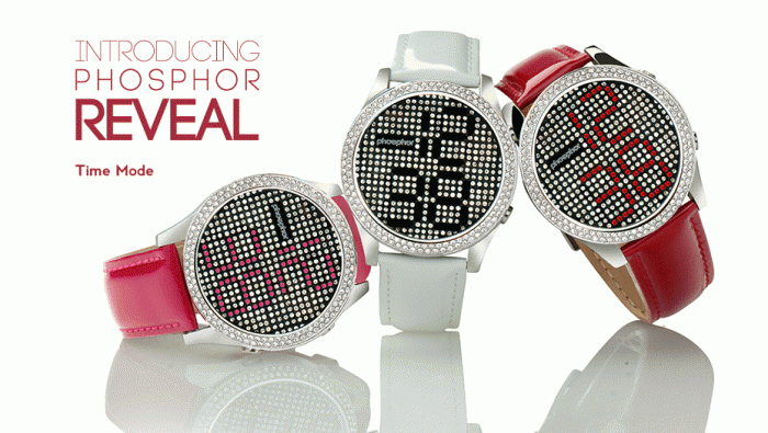 The Phosphor Appear Watch Combines Retro Bling with Cool Tech