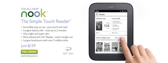 Gear Diary B&N Unveils New Touchscreen NOOK! photo Gear Diary B&N Unveils New Touchscreen NOOK! photo