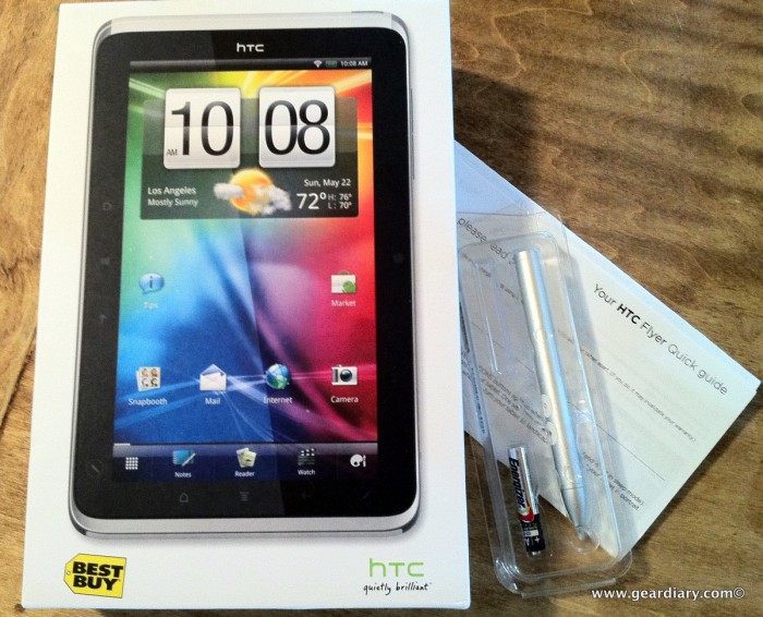The HTC Flyer Arrives ...