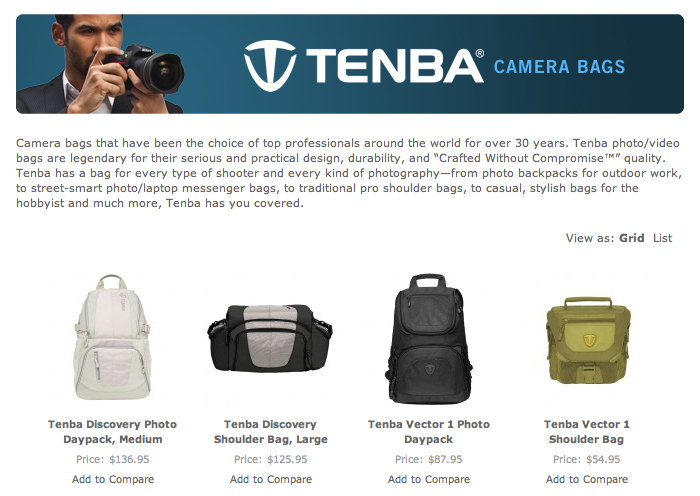 Skooba Design Adds Tenba Photo Bags to Portfolio