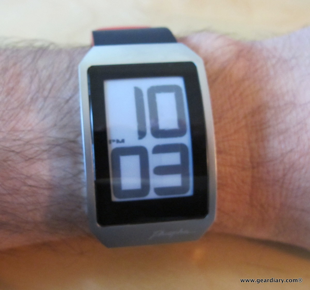 Watch Review: Phosphor E Ink Digital Hour Clock Watch with Black Leather Band