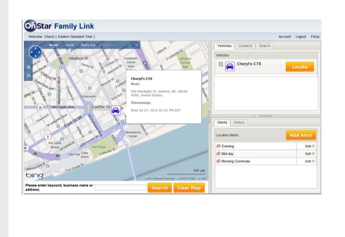 OnStar Testing New Family Link Vehicle Location Alert Program