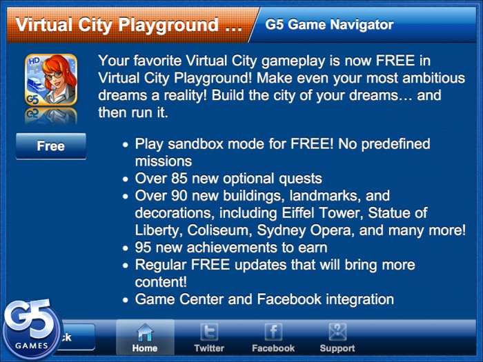 iPad/iPhone App Review: G5 Games Navigator
