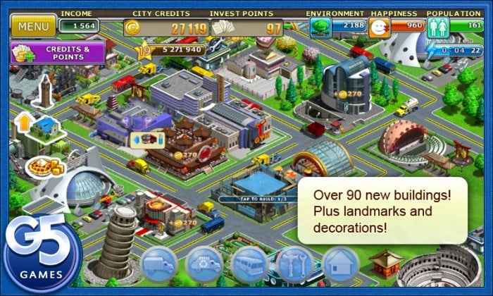 Virtual City Playground for Kindle Fire Delivers City Builder Goodness!
