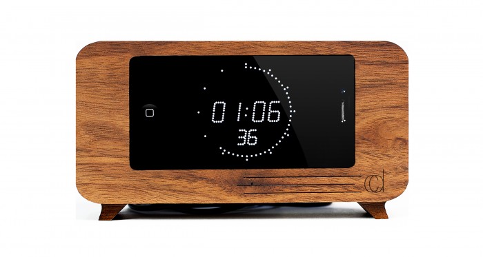 Cdock Turns Your iPhone into a Fab Table or Bedside Clock
