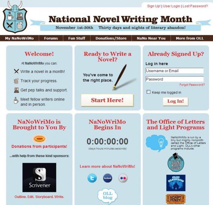 NaNoWriMo - Get on Board and Write That Novel in 30 Days!