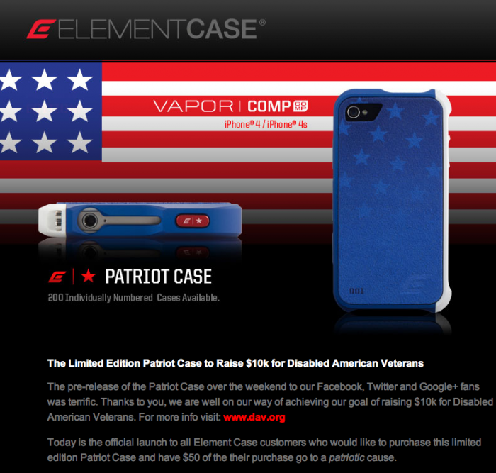 Veterans Day Is Every Day with the ElementCase Patriot Case