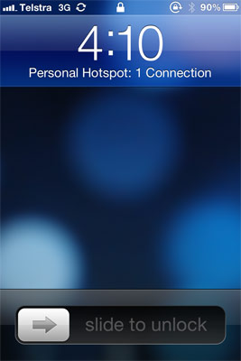 WiFi Sync your iPhone and iPad using Personal Hotspot