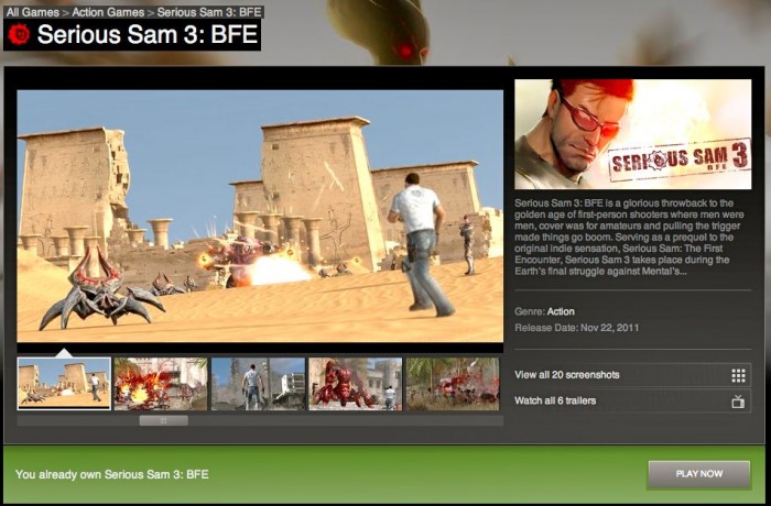 Get Games Serious Sam 3: BFE for $11.99 - Activates Through Steam!