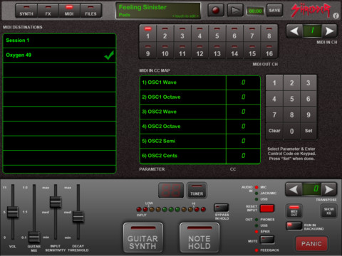 Shredder Guitar Synthesizer for iPad Review
