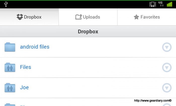 Gear Diary Dropbox Releases a New Preview for Android Devices; A Fresh UI and ICS Support Included photo
