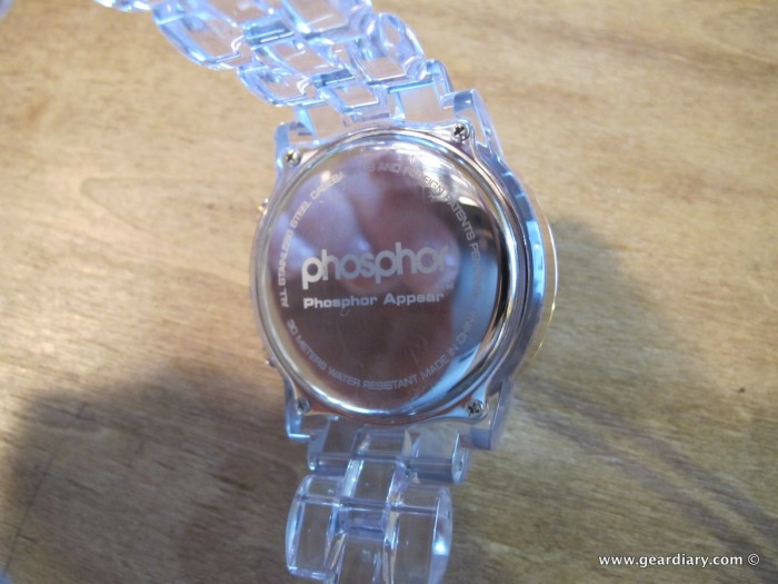 The Phosphor Appear Rose Gold Crystal Watch with Clear Nylon Bracelet Review