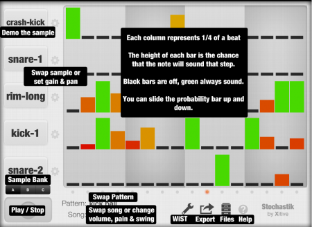Stochastik Gives Us the Probability-Based Drum Pattern Machine for iPad