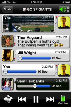Voxer Walkie-Talkie PTT For iPhone/Touch