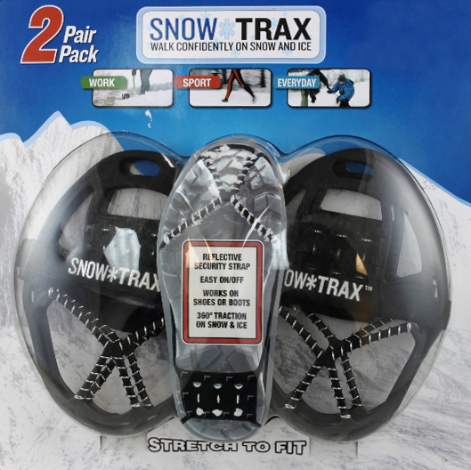 Snowtrax 2 Slip-on Cleats Gave Me Plenty of Traction on Dicey, Icy Day
