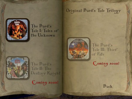 The Bard's Tale for iPad Adds Classic Bard's Tale from 1985!