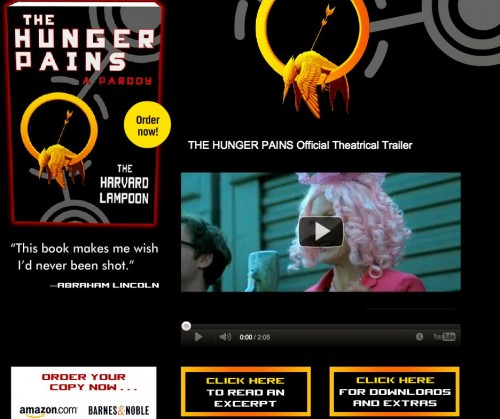 Prepare for The Hunger Games With the Book Trailer for ... The Hunger Pains!