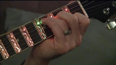 Musicalight LED Sleeve for Learning Chords and Songs on the Guitar