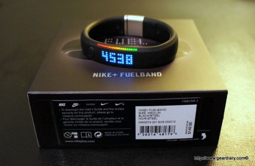 Nike Fuel Band Chart