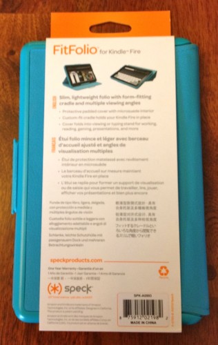Speck FitFolio Case for Kindle Fire Review