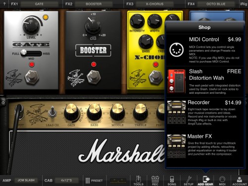 AmpliTube 'Slash' Signature Edition for iPhone and iPad Review