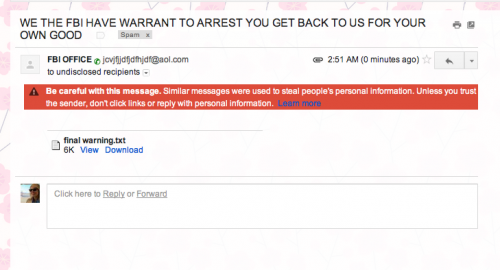 The FBI Serves Warrants Through Email Now?