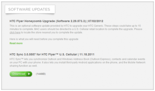 US Cellular HTC Flyer Honeycomb Update - Do It the Same ... But Slower!