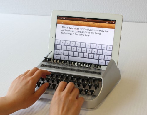 iTypewriter Concept Brings Inefficient Typing Nostalgia to the iPad!