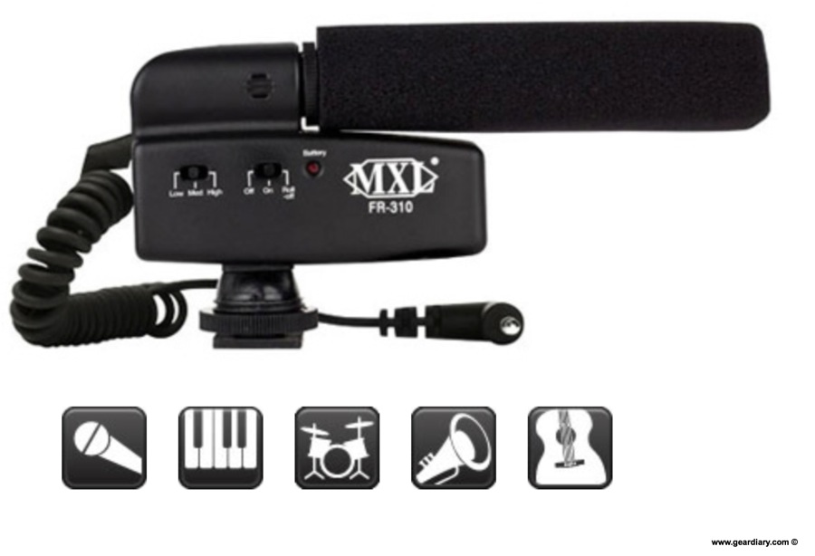 MXL® Microphones MXL FR 310 Hot Shoe Shotgun Microphone