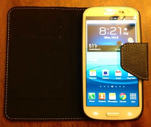 Aranez Book Samsung Galaxy S3 Leather Case Review