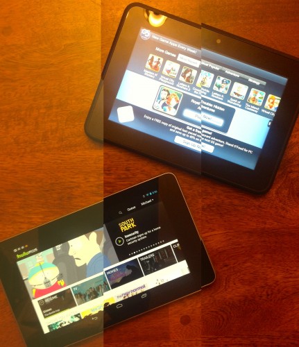 5 Reasons (Each) Why I Love the Nexus 7 and the Kindle Fire HD