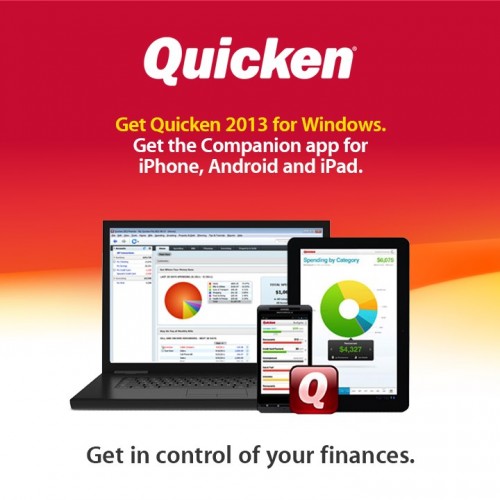Intuit Releases Quicken 2013 with Ties to iOS/Android Apps Through 'Quicken Cloud