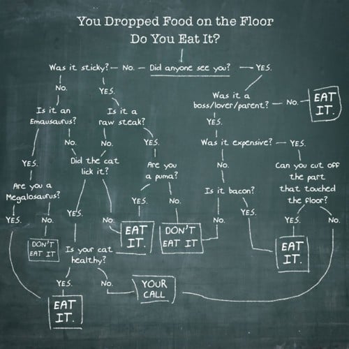 You Dropped Your Food on the Floor. Do You Eat It?