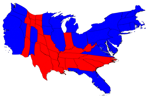 Election Maps - "Why Is the Map All Red if Obama Won?"