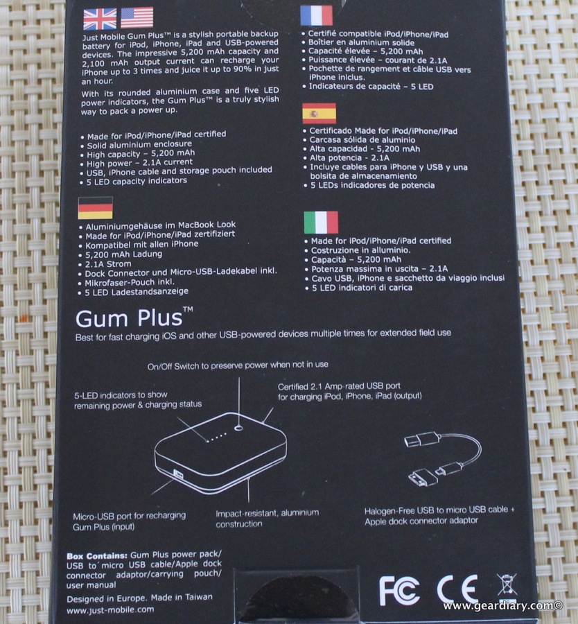 Gear Diary Just Mobile Gum Battery 019
