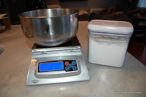 Scale and flour