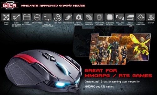 Gear Diary Genius Announces Gila 12 Button Professional Gaming Mouse photo Gear Diary Genius Announces Gila 12 Button Professional Gaming Mouse photo